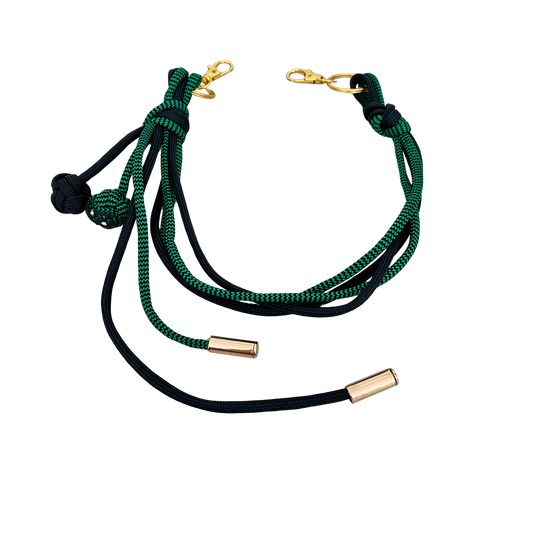 Adjustable Paracord Strap - Green/Black
