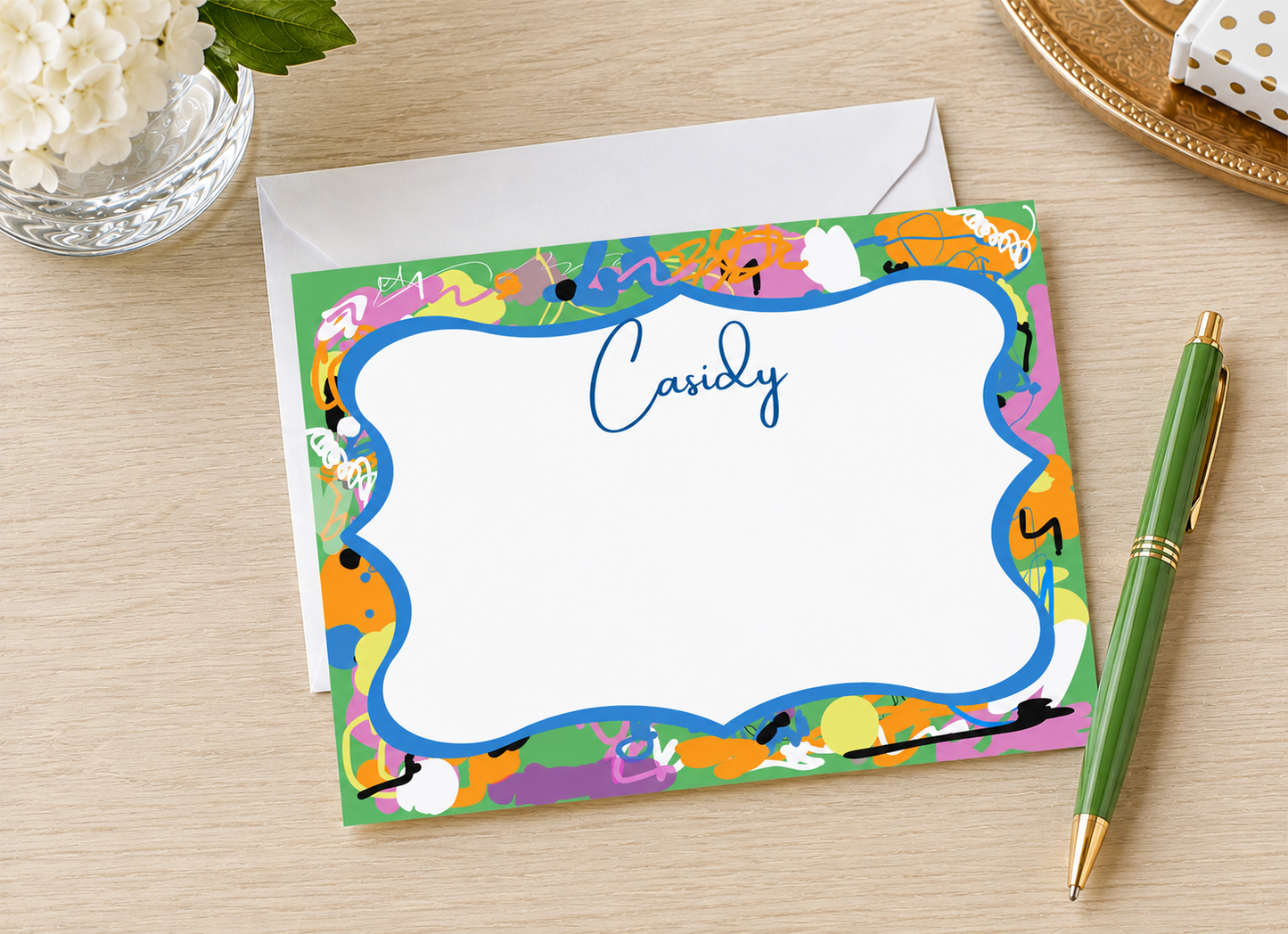 Watercolor Note Card
