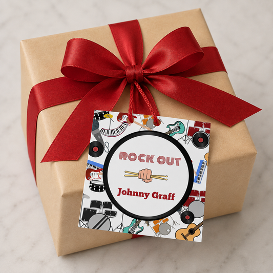 Rock Out Gift Tag