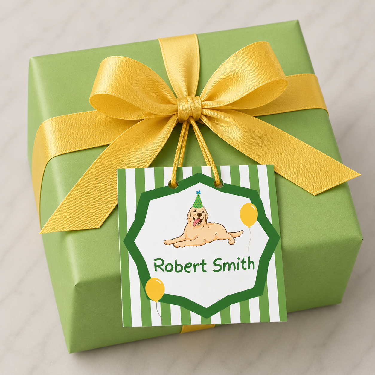 Dog Gift Tag