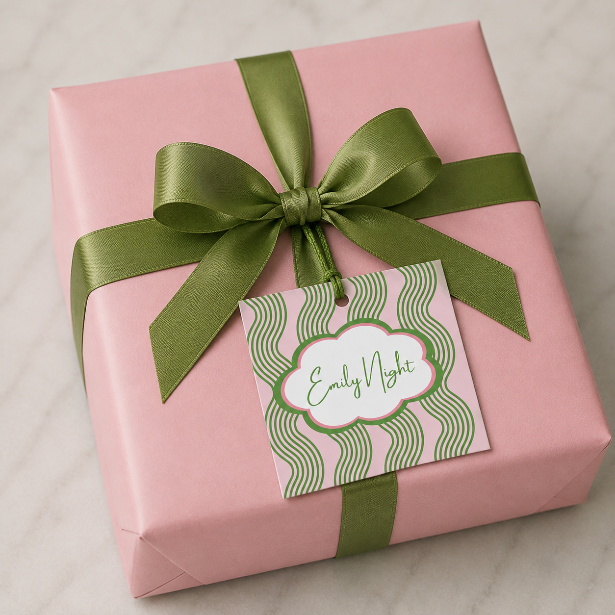 Wavy Gift Tag