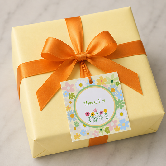 Flower Gift Tag