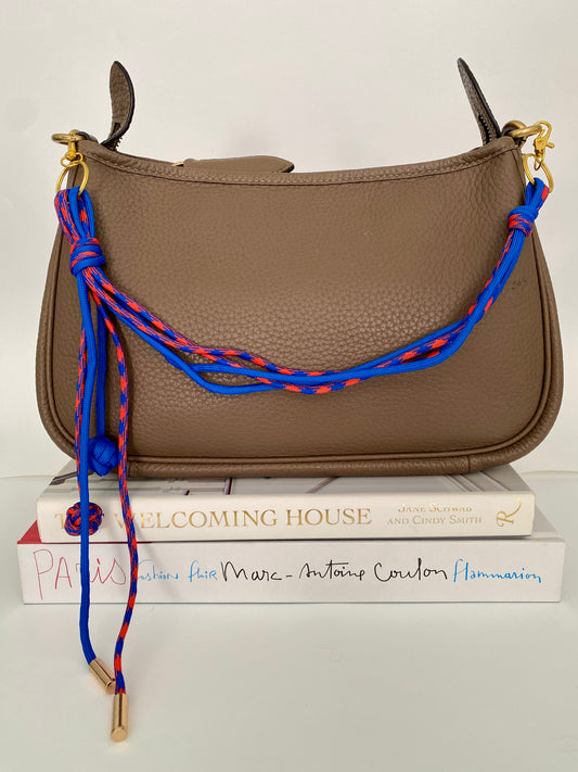 Adjustable Paracord Strap - Red/Blue