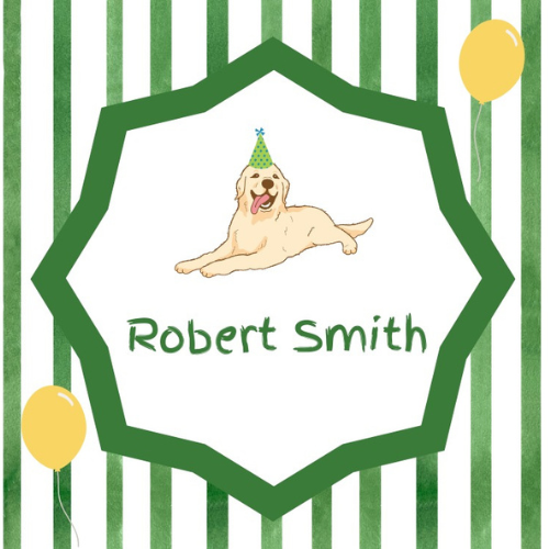 Dog Gift Tag