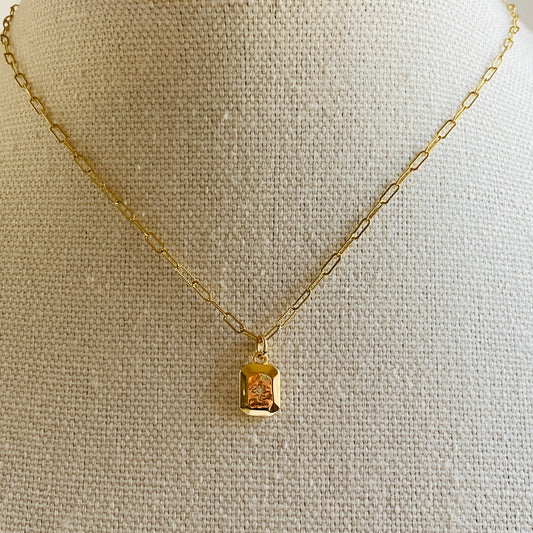 Gold, Delicate, Pendant, Charm, Star, Necklace